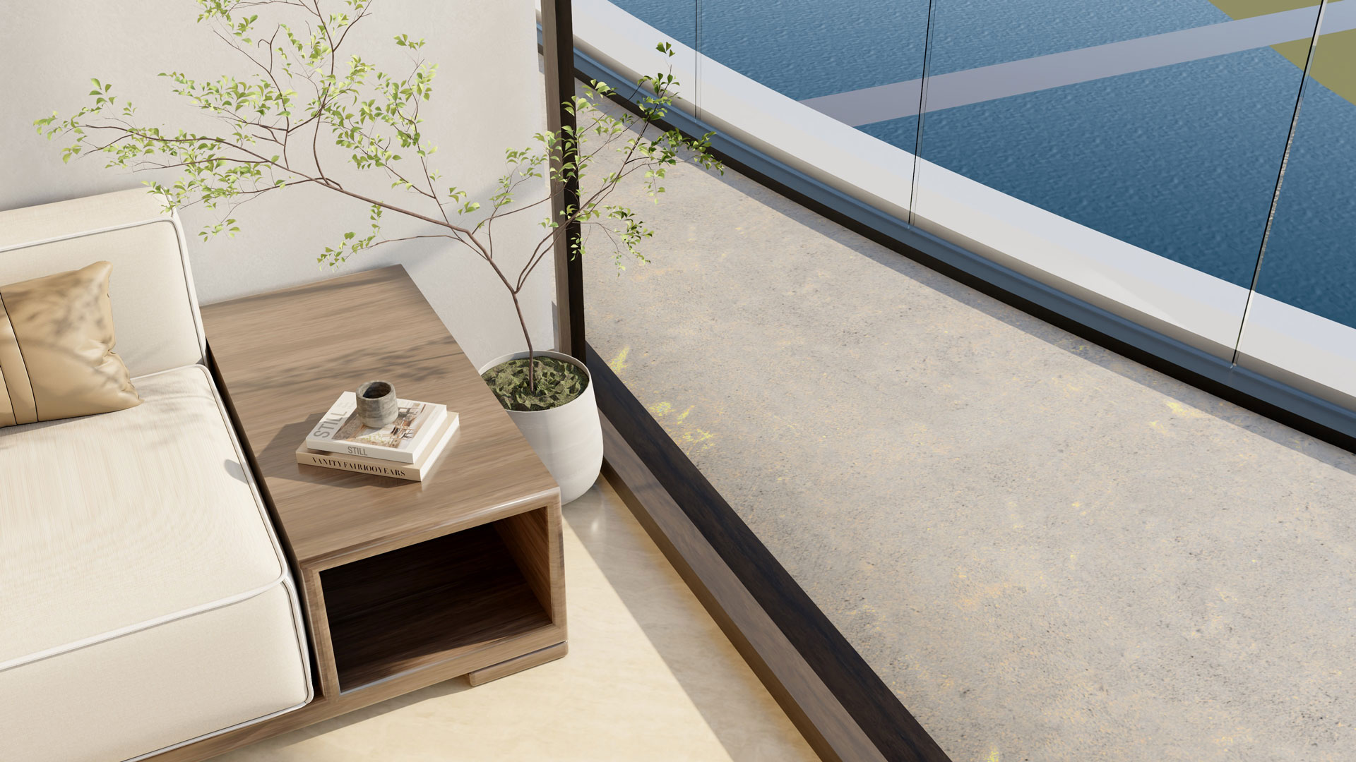 Passen Sie den Reflexionsgrad und die Dicke Ihrer Glasmaterialien an, um eine möglichst naturgetreue Darstellung zu erzielen. Weiche Schatten
