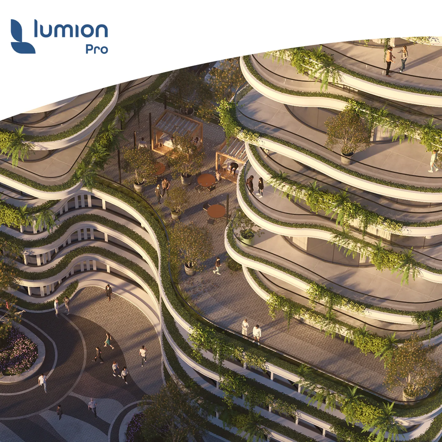 Lumion Pro Logo auf weißem Hintergrund