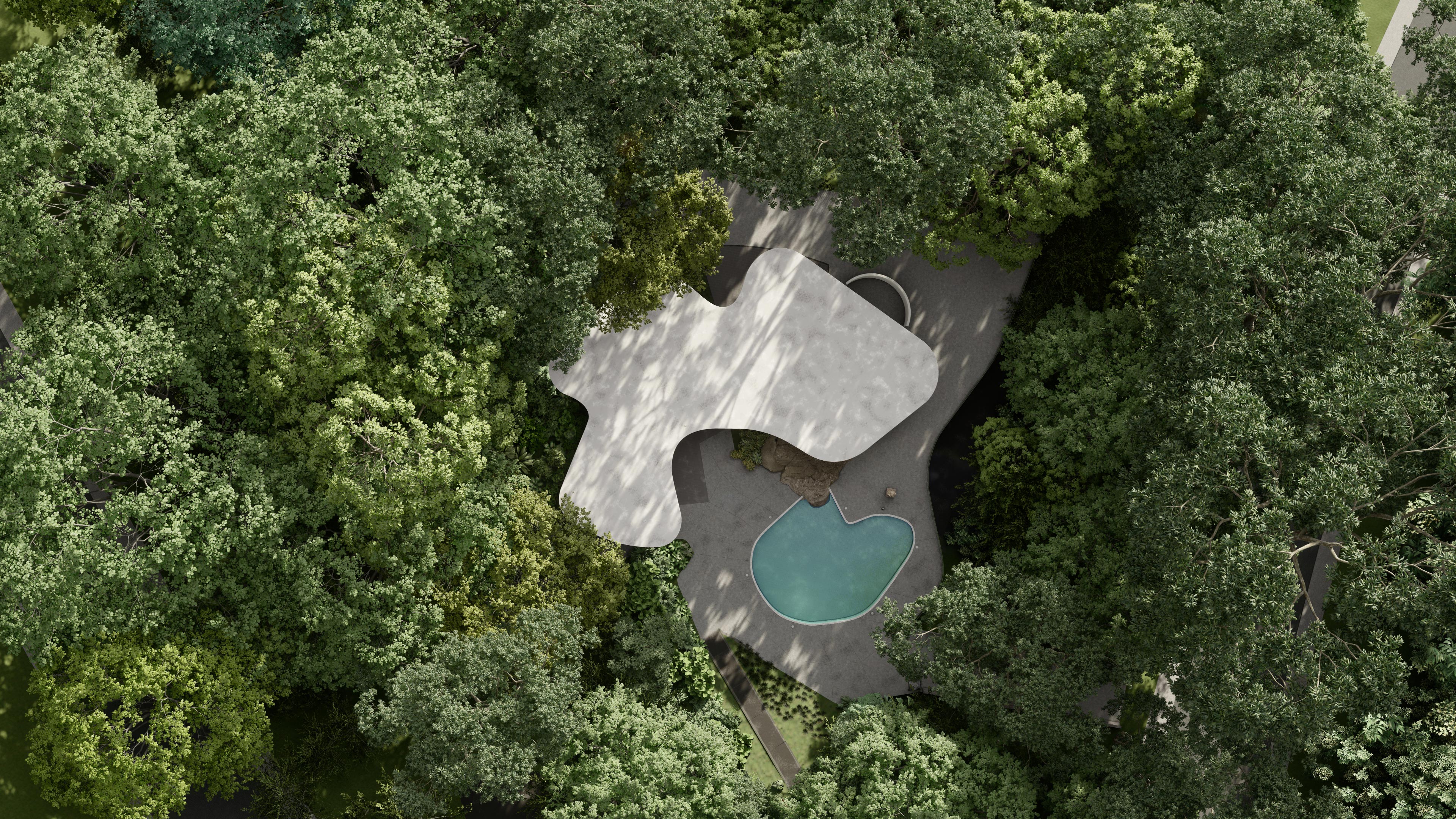 Canoas Haus Rendering Draufsicht, gerendert in Lumion 2023 © Act 3D