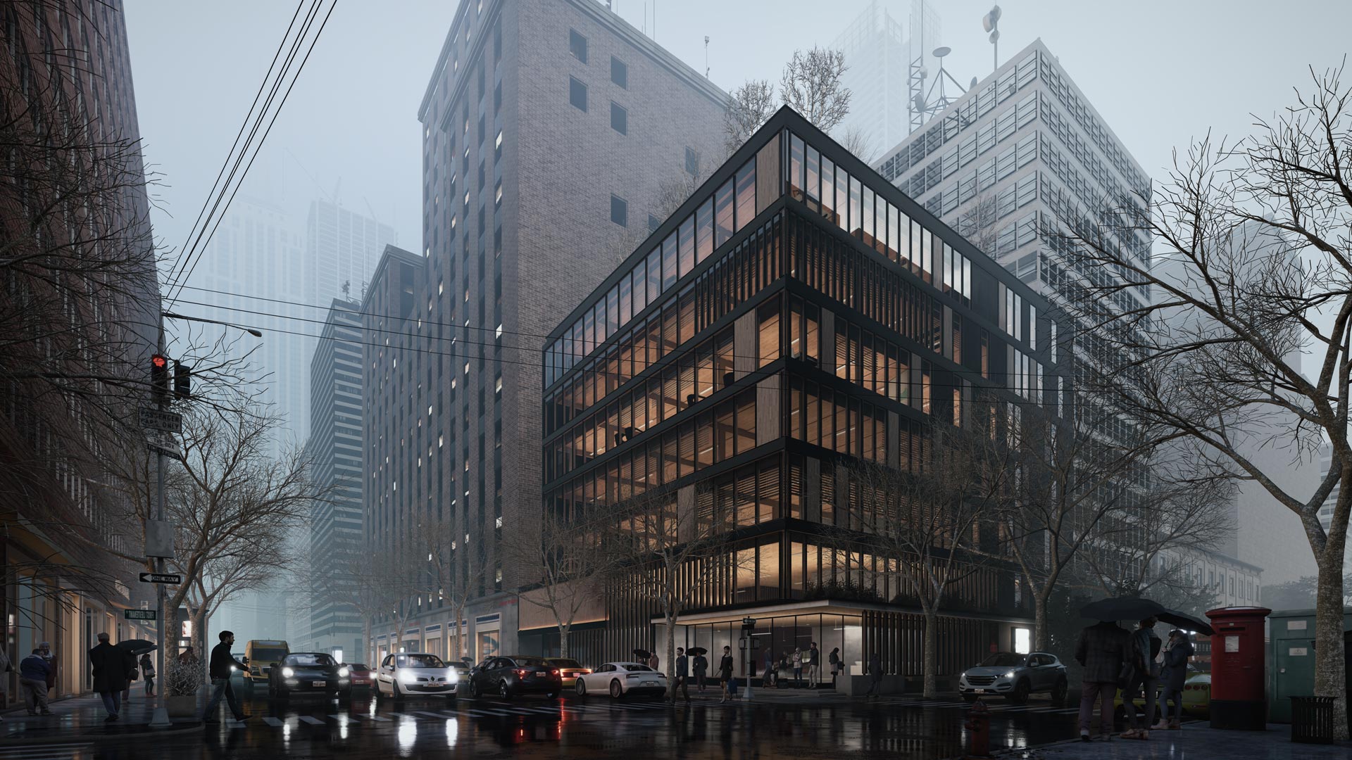 Rendering Geschäftsgebäude, gerendert in Lumion 2023 © Act 3D Rendering Geschäftsgebäude, gerendert in Lumion 2023 © Act 3D
