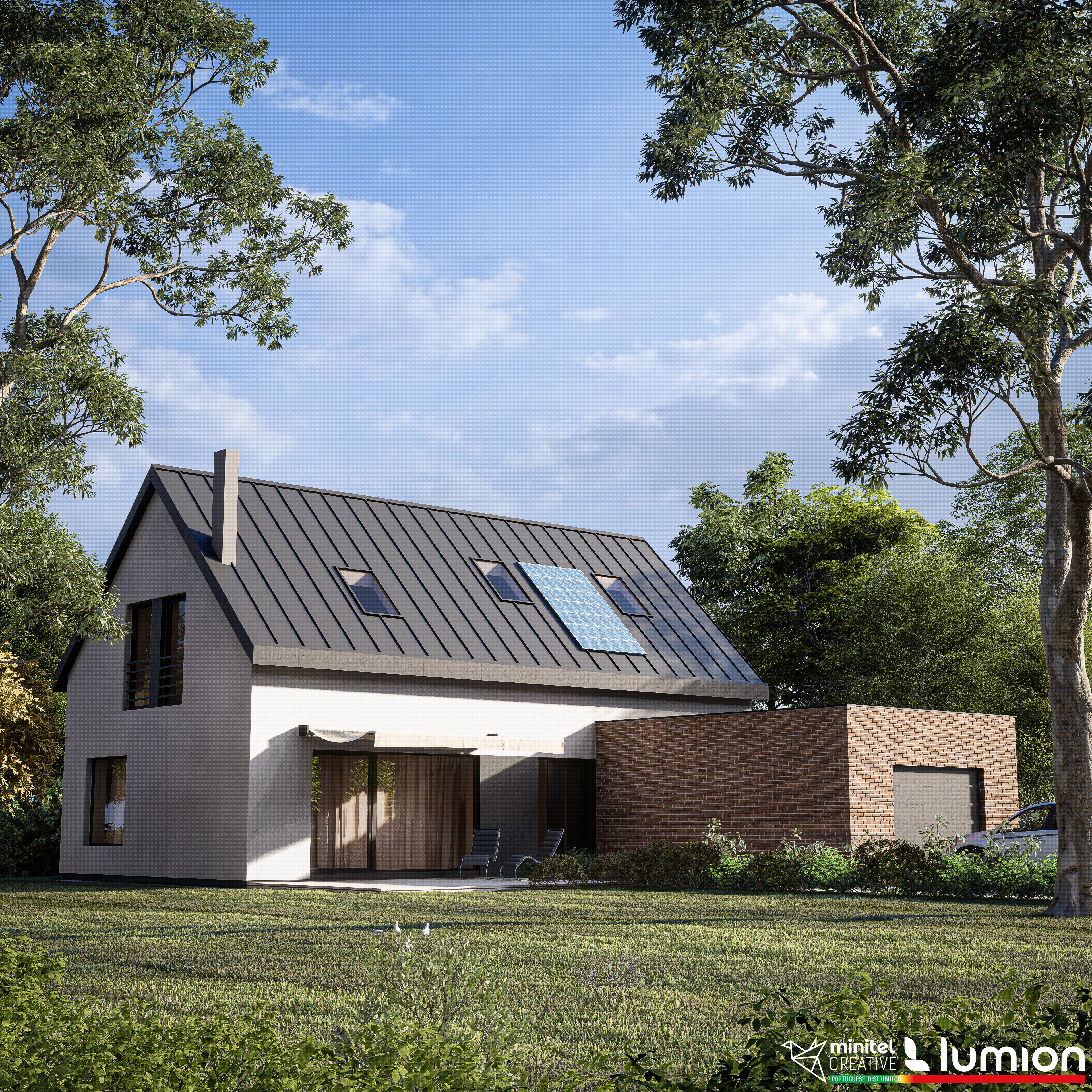 Haus, gerendert in Lumion 2023 © Carlos Vieira Haus, gerendert in Lumion 2023 © Carlos Vieira