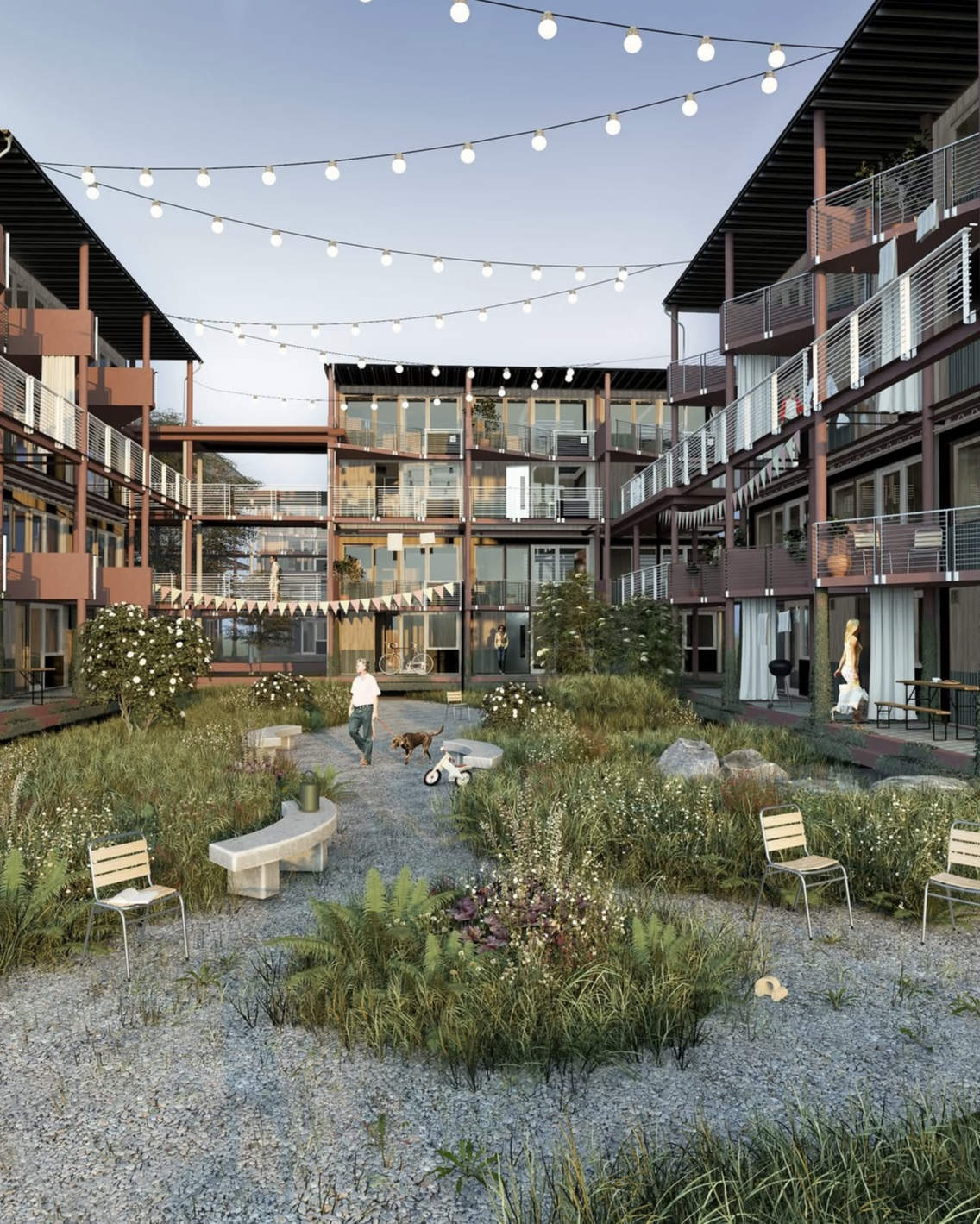 Gemeinschaftliches Wohnen, gerendert in Lumion 2025.1 © CYCOT