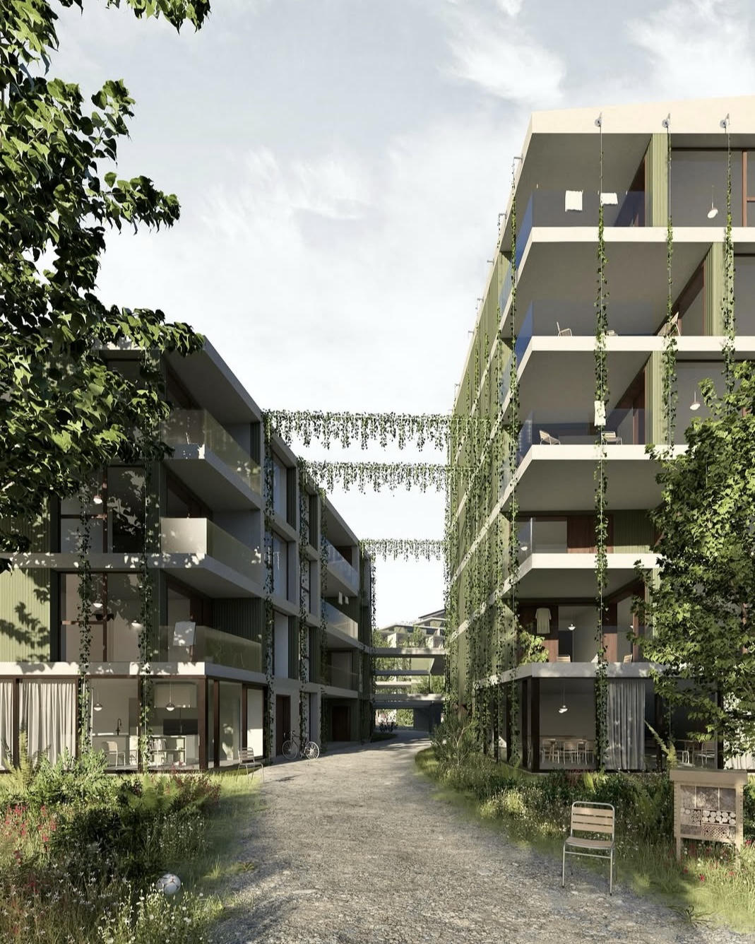 Grüne Wohnsiedlung, gerendert in Lumion 2025.2 © CYCOT