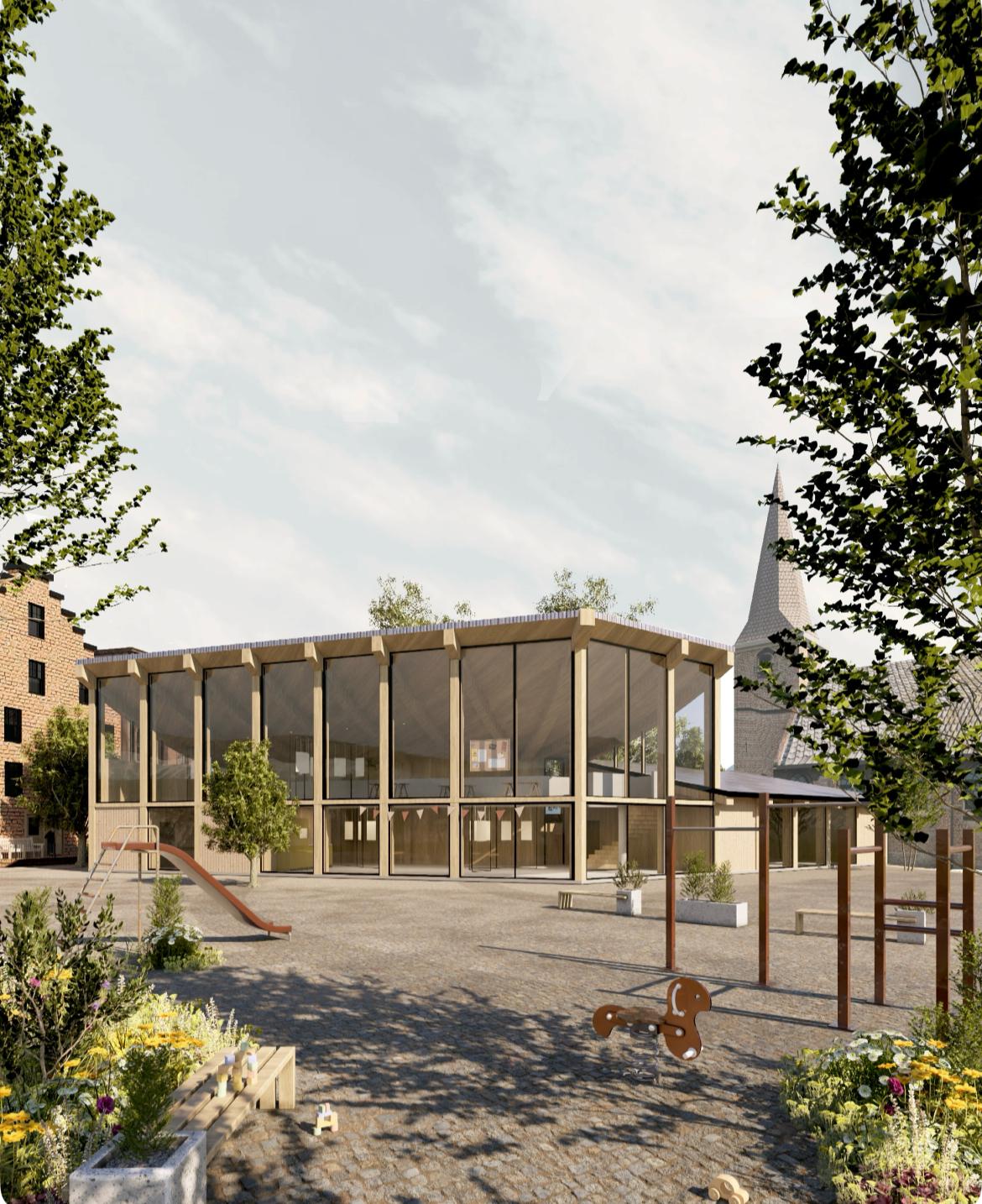 Kulturraum Frühling, gerendert in Lumion 2025.1 © CYCOT