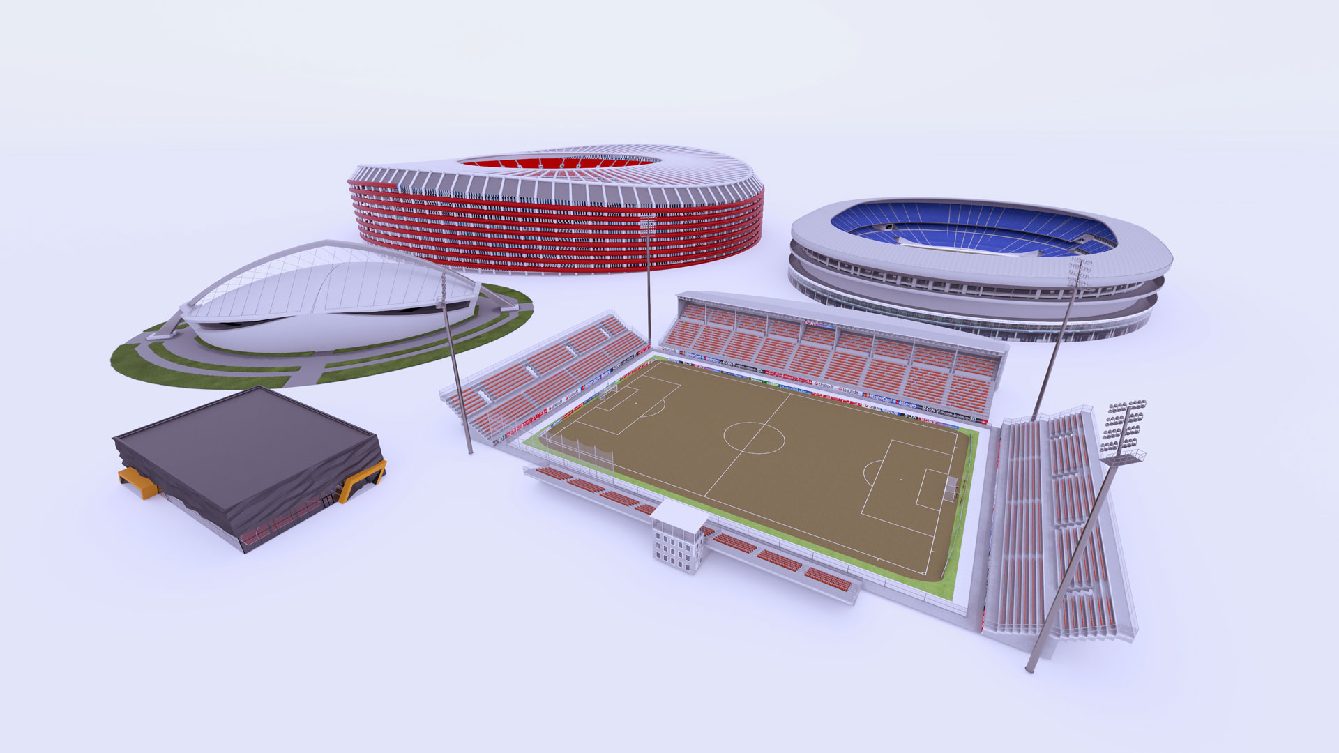 Stadien und Sportzentren Stadien und Sportzentren